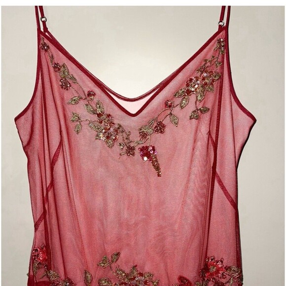 Vintage Y2K Romantic Fairy Dress by BCBG MaxAzria Women Size 2 Tulle Mesh Sequin - Picture 15 of 16